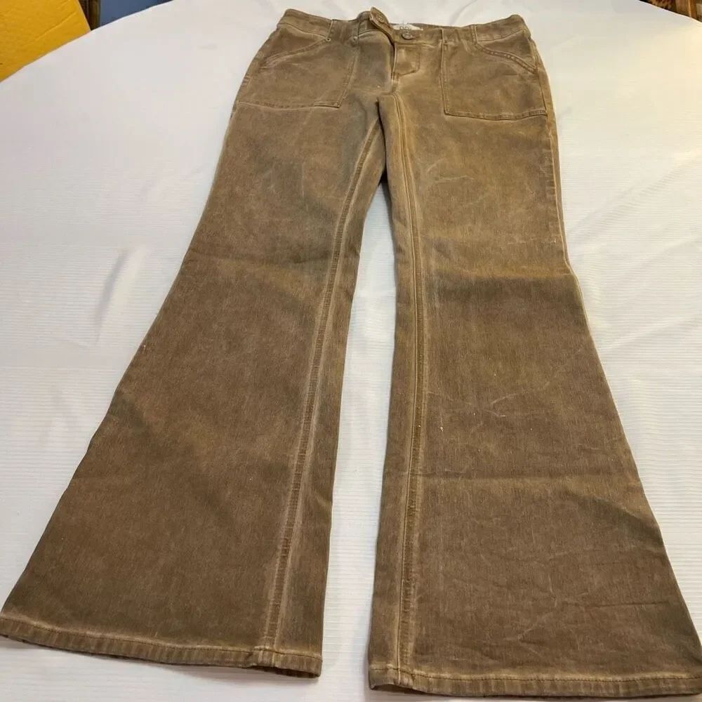 BDG Urban Outfitters Mico Flare Wax Denim Jeans Size 27